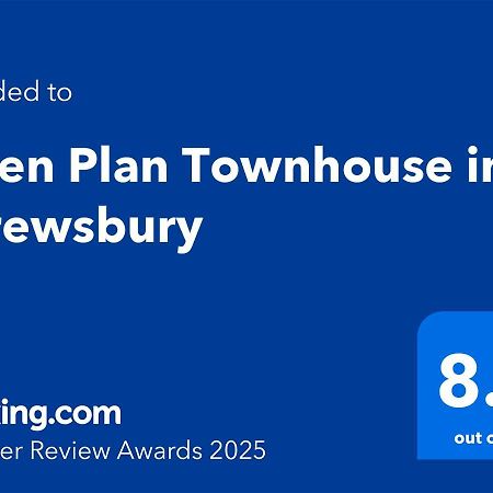Vila Open Plan Townhouse In Shrewsbury Exteriér fotografie